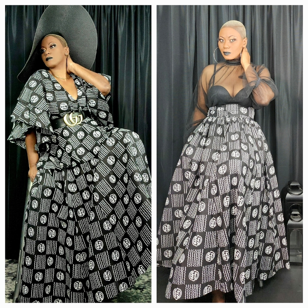 AFRICAN SKIRT SET
